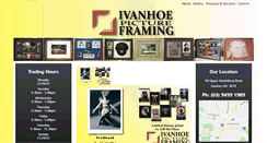 Desktop Screenshot of ivanhoepictureframing.com.au